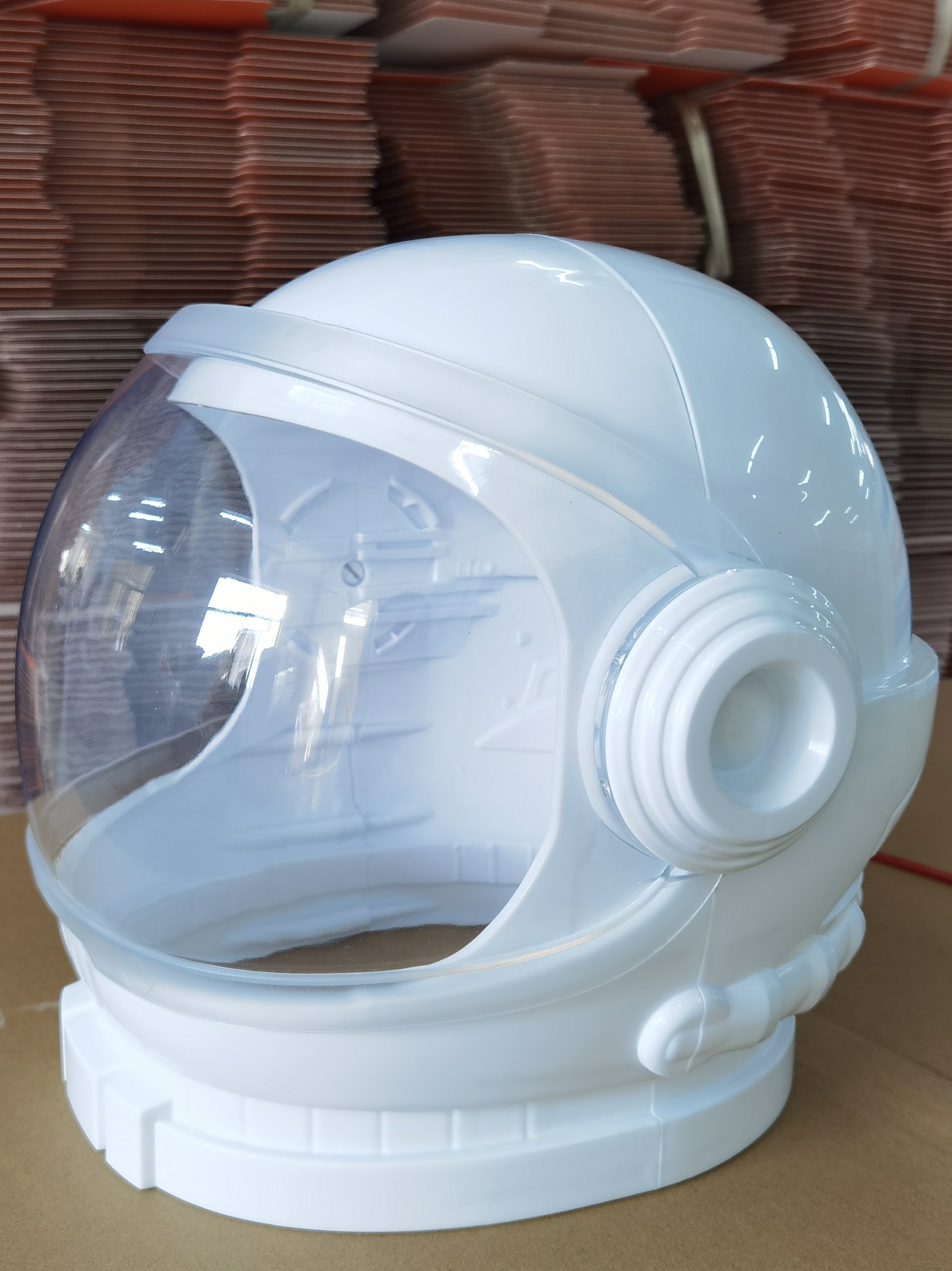 Cosplay Prop Display - New White Transparent Astronaut Helmet Holiday