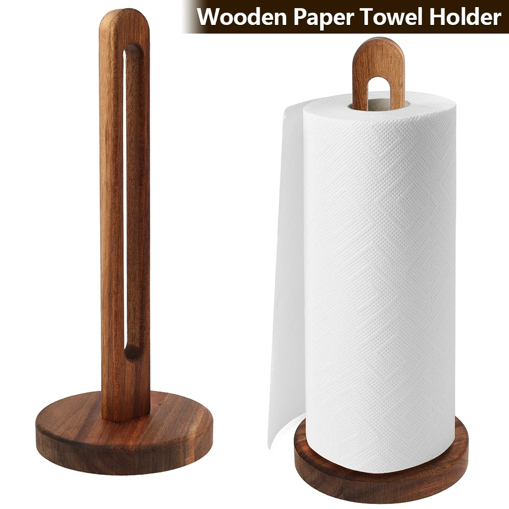 Craft Foam Roll - Wooden Paper Towel Holder Standing Kitchen