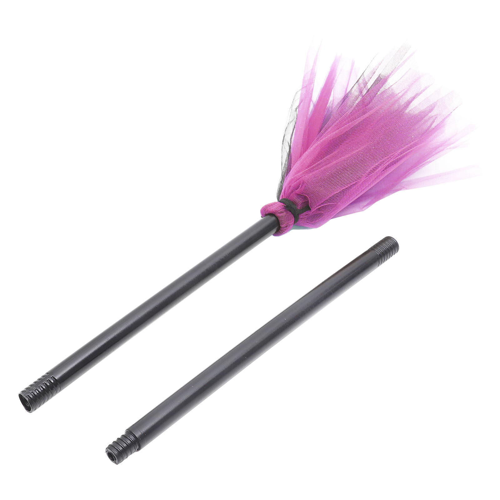 Easy Cosplay Prop - Witch Broom Halloween Decoration Plastic Gauze