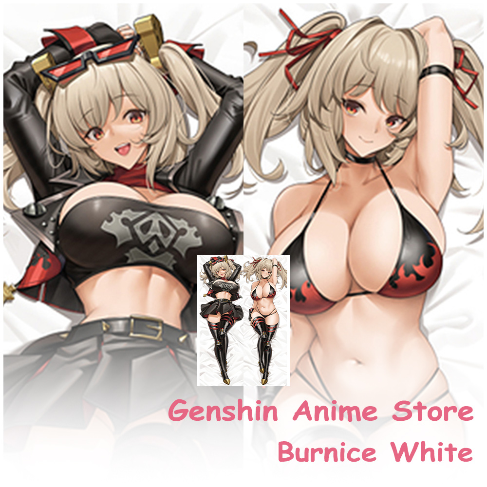 Burnice Cosplay Prop - Cartoon Burnice White Hugging Fullbody Dakimakura