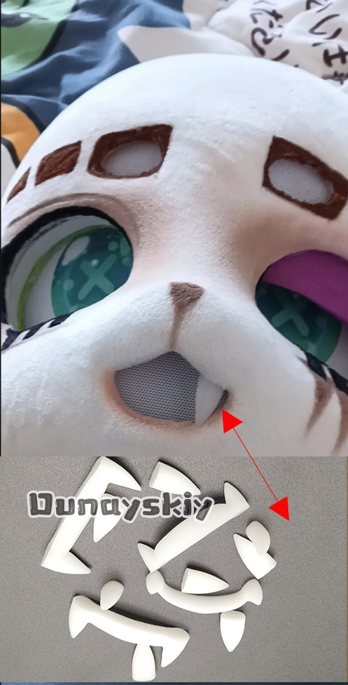 Cosplay Prop 3D Print - Furry 3D Printing Kemono Fursuit Fake