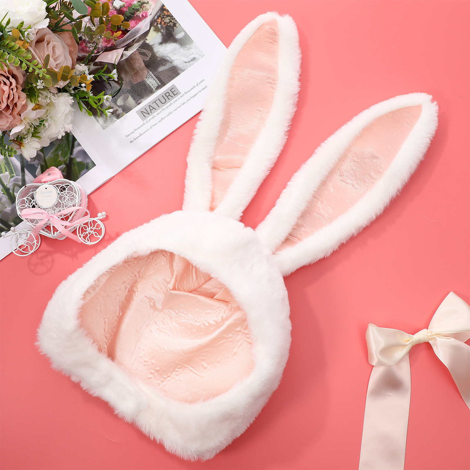 Easy Cosplay Prop - Rabbit Ears Hat Fun Bunny Headgear