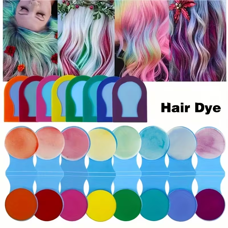 8 colors 3g Disposable Hair Dy - مراجعة Hair Spray Color وسعره