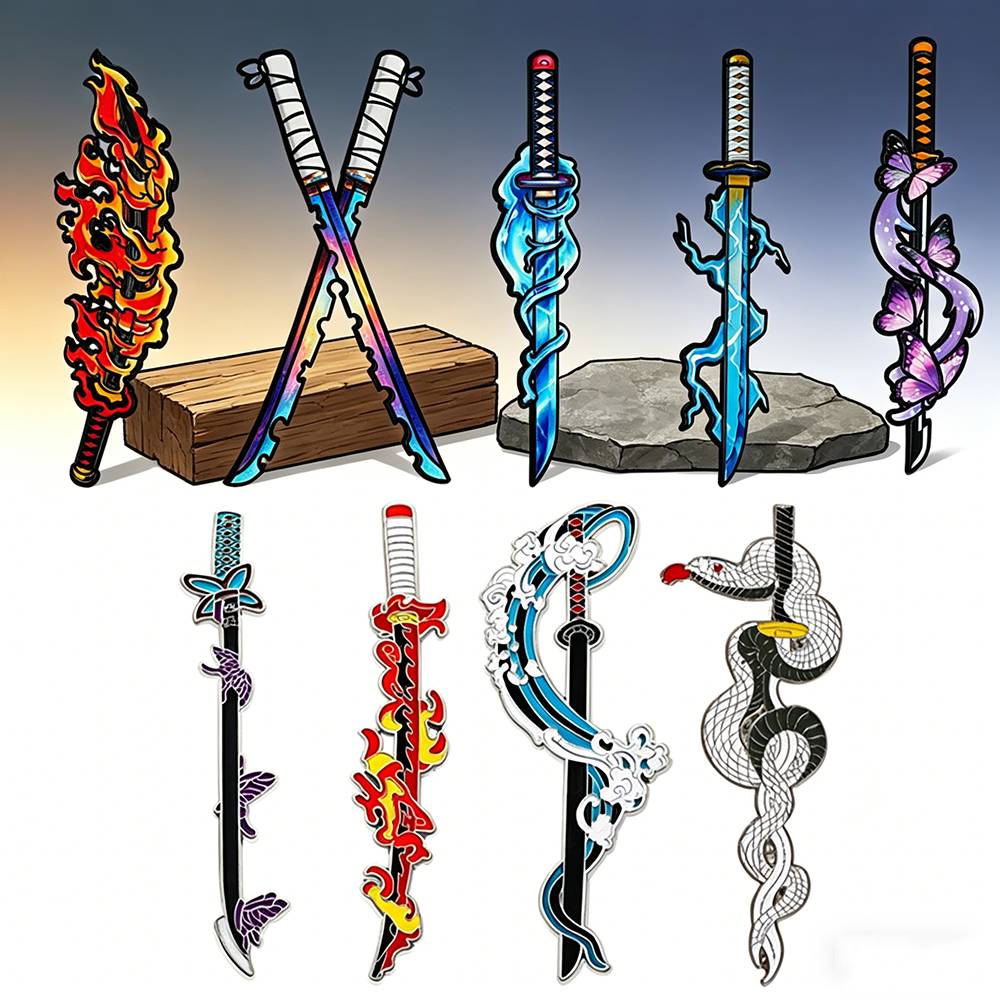 Demon Slayer Nichirin Sword En - مراجعة Cosplay Prop Katana وسعره