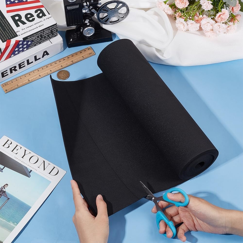 EVA Foam Craft Sheets Black 30 - مراجعة Craft Foam Roll وسعره