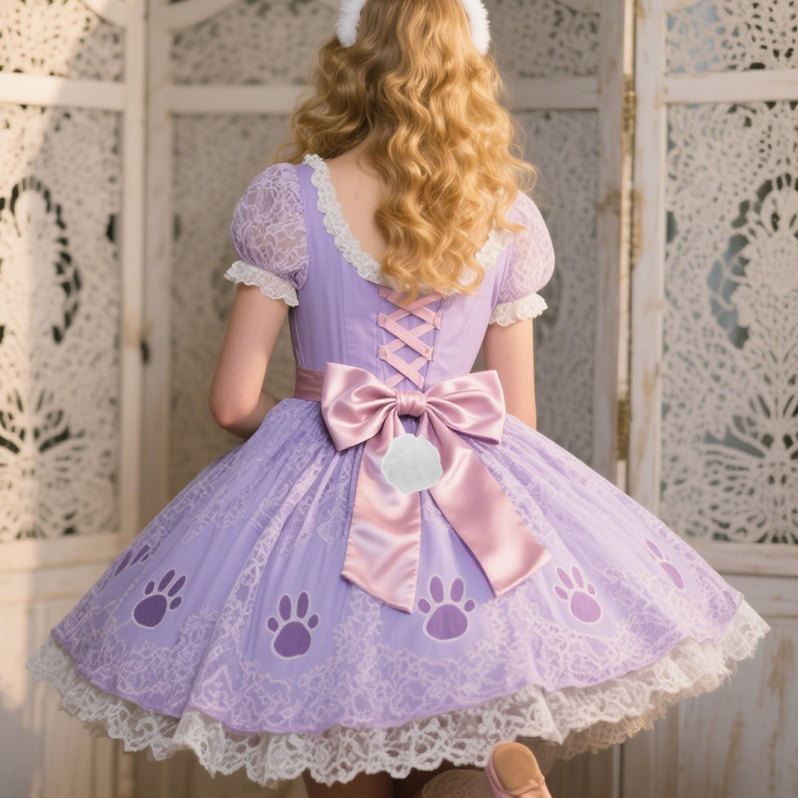 2Pcs Rabbit Tail Ball Costume  - مراجعة Easy Cosplay Prop وسعره