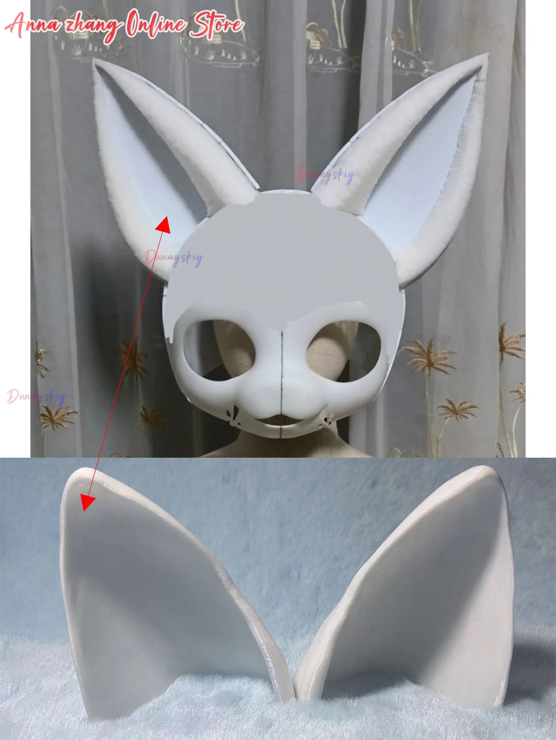 Kemono Fursuit Kigurumi Access - مراجعة Cosplay Prop 3D Print وسعره