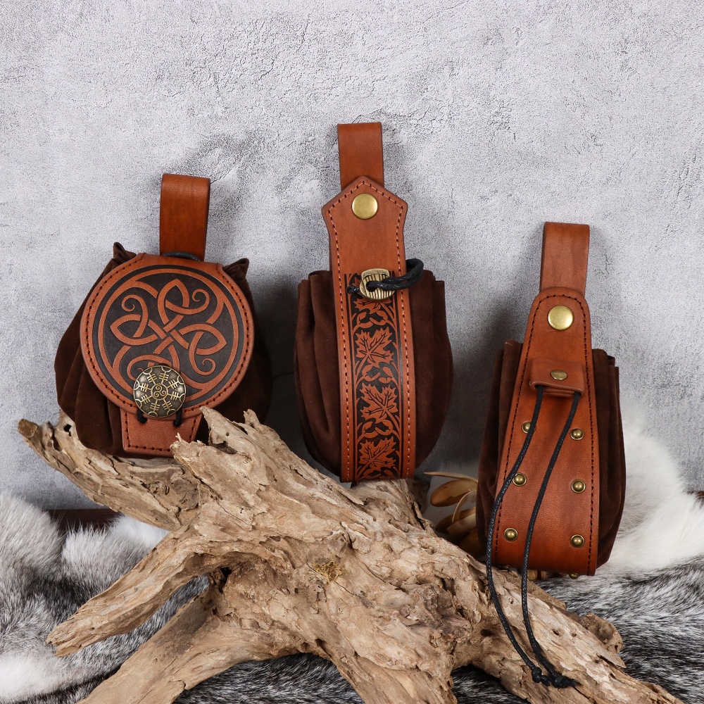 Medieval Brown PU Leather Wais - مراجعة Cosplay Prop Designer وسعره