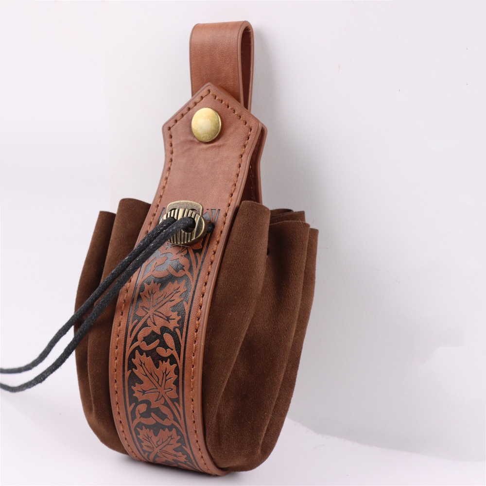 Medieval Brown PU Leather Wais - مراجعة Cosplay Prop Designer وسعره