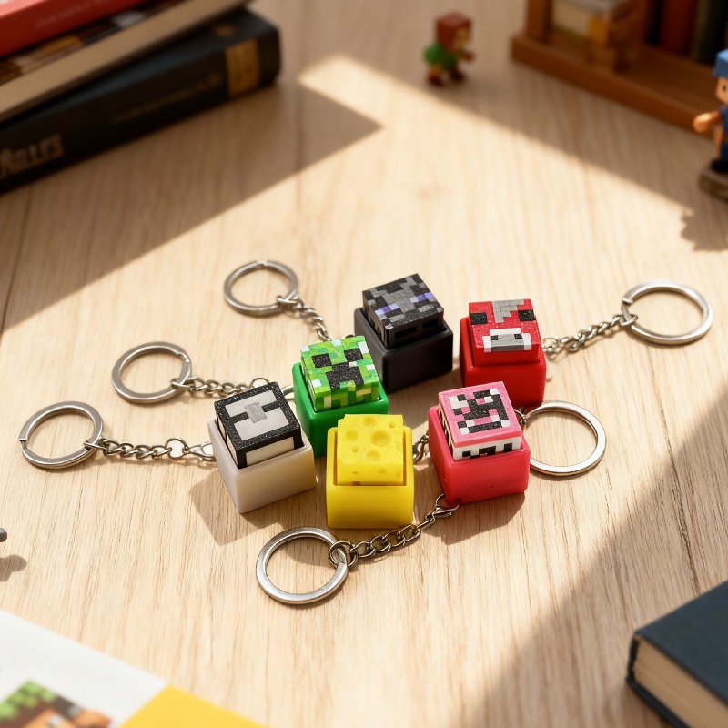 6pcs Hot 3D Printed Minecrafts - مراجعة Cosplay Prop 3D Print وسعره