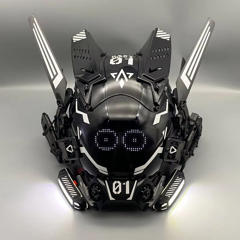 Cyber Punk Cos Mask Cosplay Me - مراجعة Cosplay Prop Display وسعره