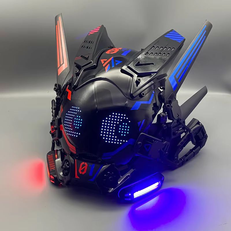 Cyber Punk Cos Mask Cosplay Me - مراجعة Cosplay Prop Display وسعره