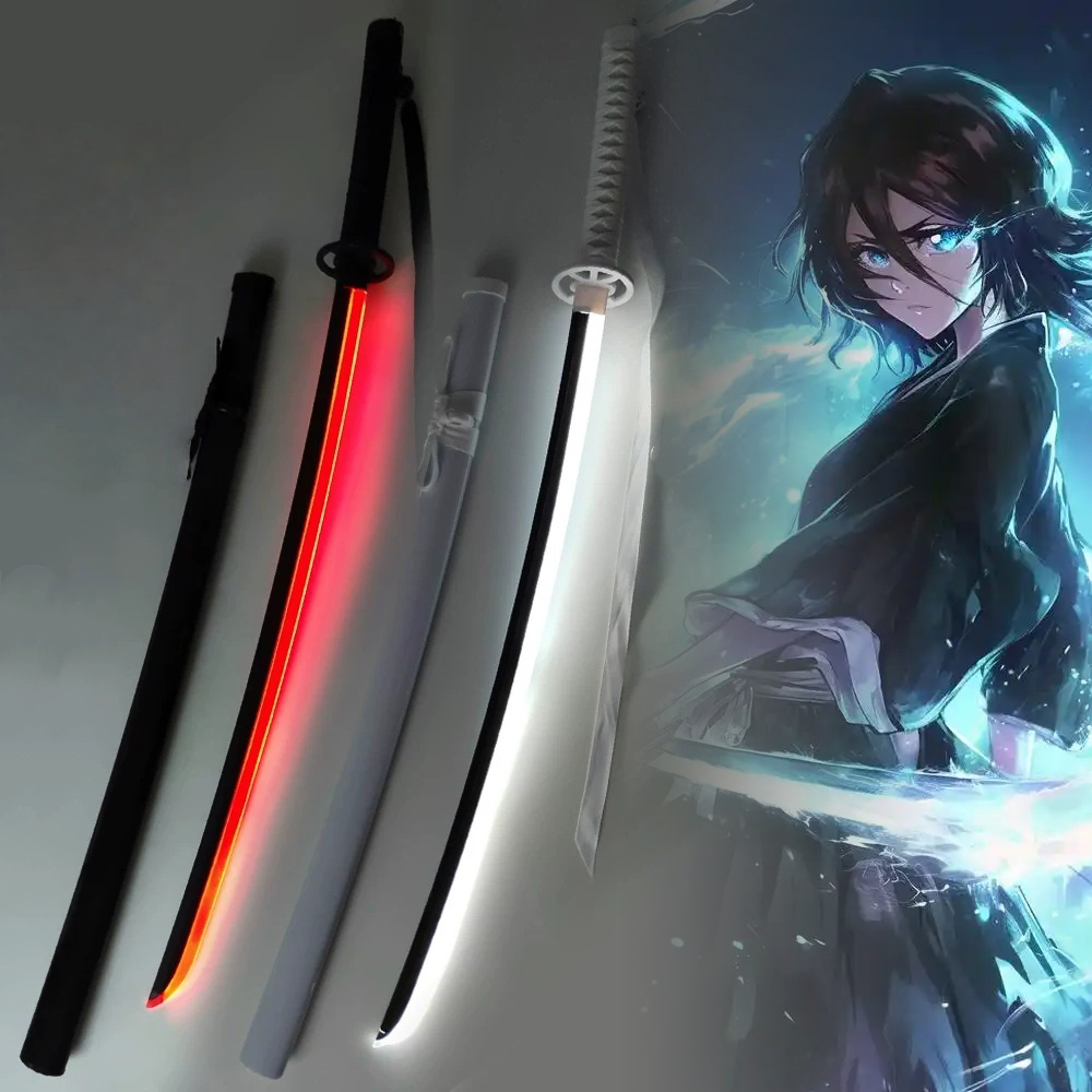 40inch Glow Bleach Katana Led  - مراجعة Cosplay Prop Katana وسعره