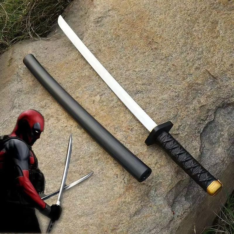 New 61cm Deadpool Cos Sets Kat - مراجعة Cosplay Prop Katana وسعره