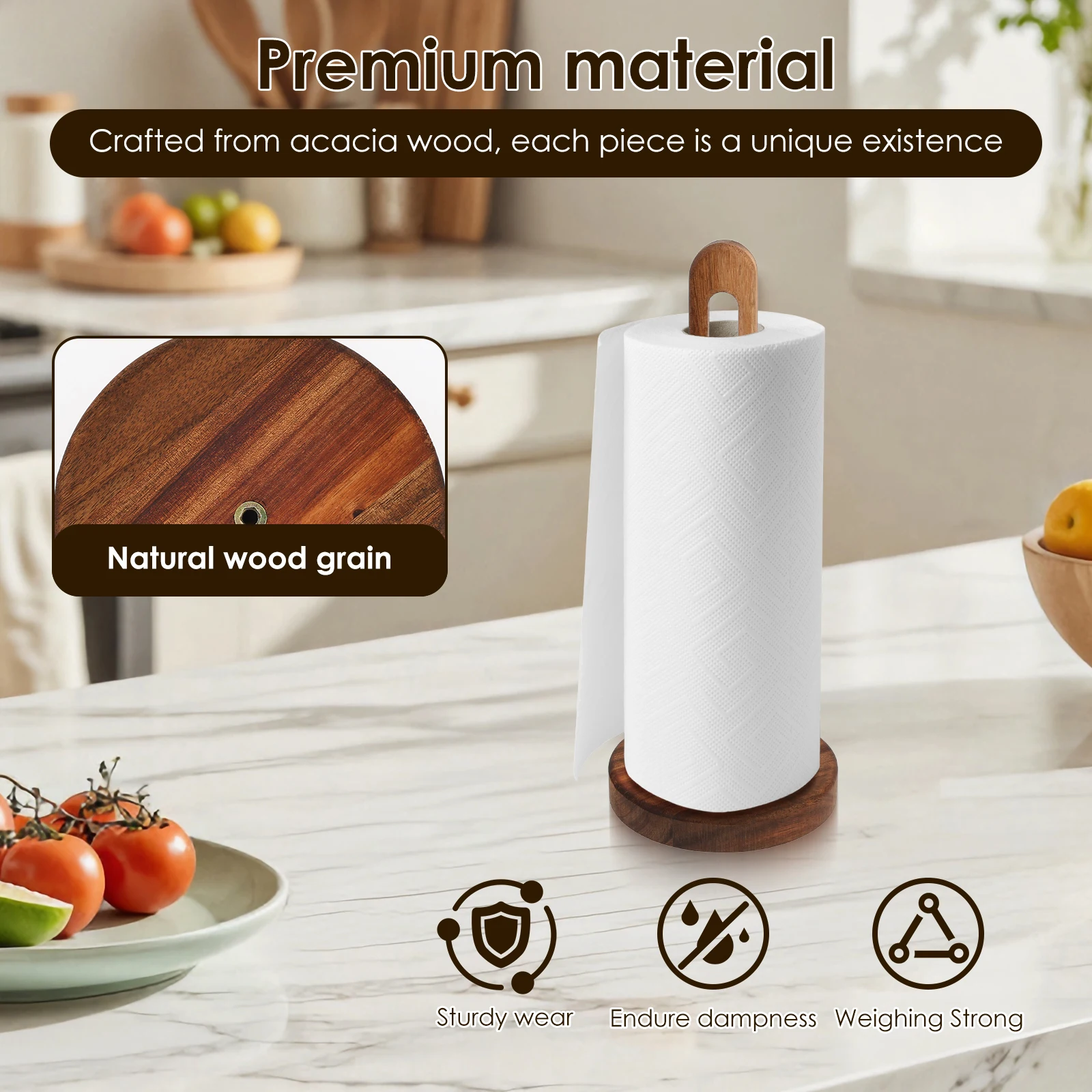 Wooden Paper Towel Holder Stan - مراجعة Craft Foam Roll وسعره