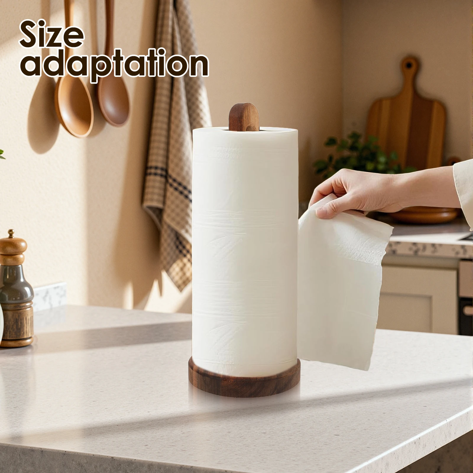 Wooden Paper Towel Holder Stan - مراجعة Craft Foam Roll وسعره