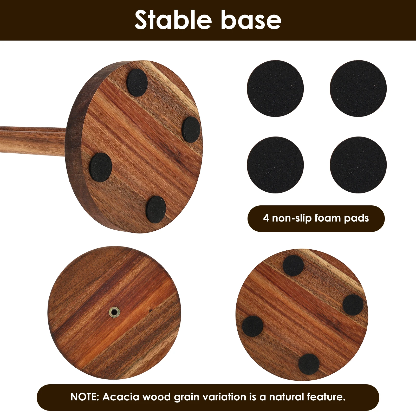 Wooden Paper Towel Holder Stan - مراجعة Craft Foam Roll وسعره