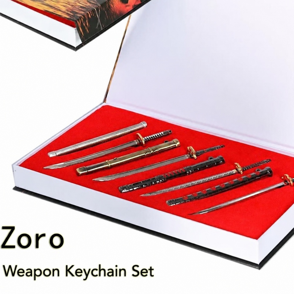 Anime One Piece Zoro Sword Key - مراجعة Cosplay Prop Katana وسعره