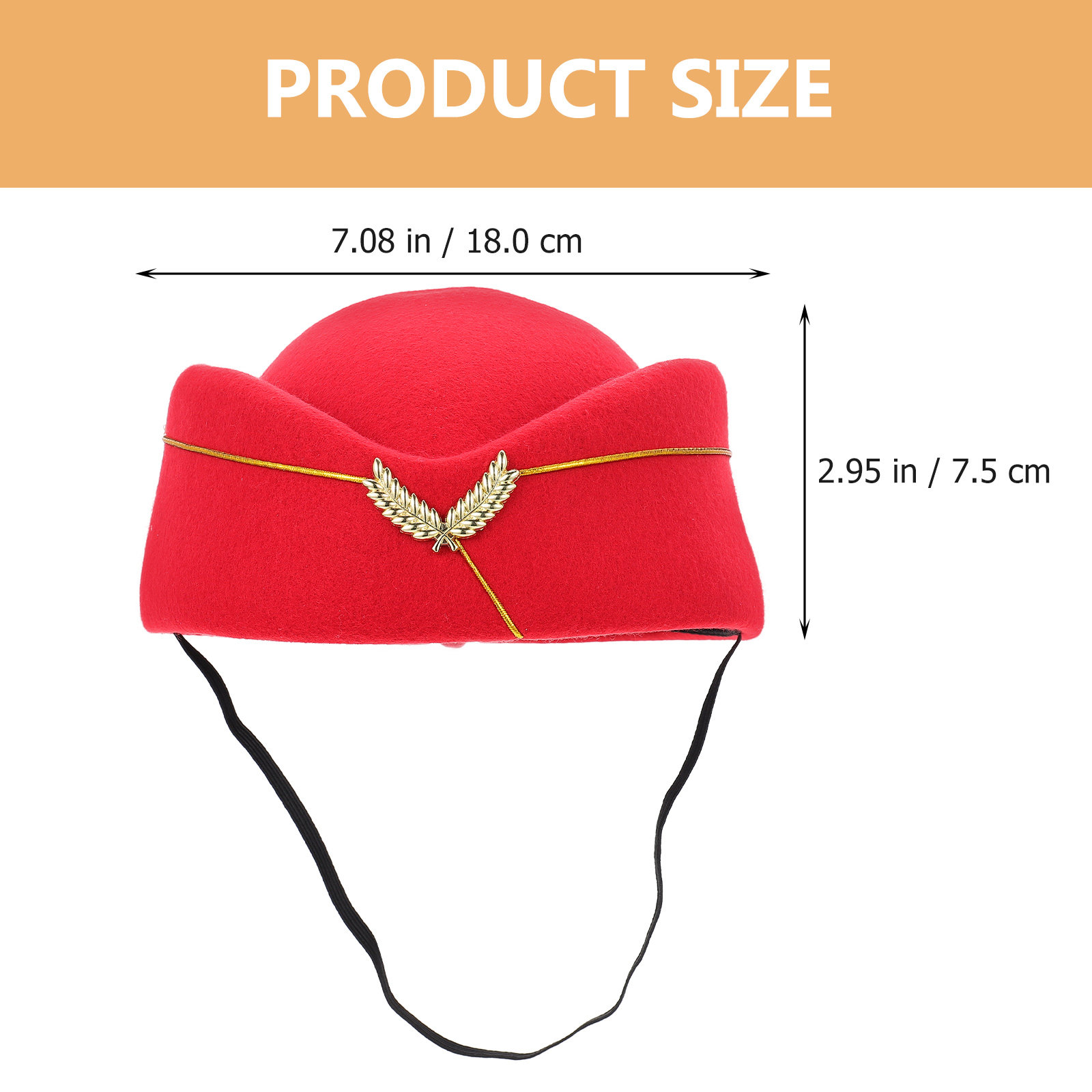 Stylish Flight Attendant Hat R - مراجعة Easy Cosplay Prop وسعره