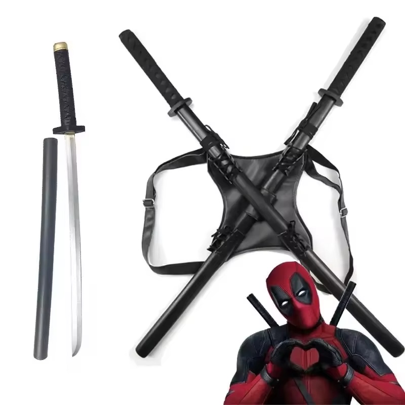 2025 New 61cm Deadpool Katana  - مراجعة Cosplay Prop Katana وسعره