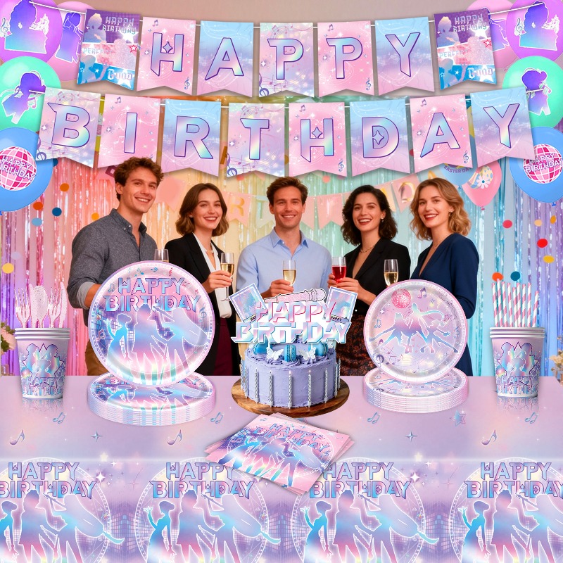 K-pop Birthday Decorations for - مراجعة Cosplay Prop Display وسعره