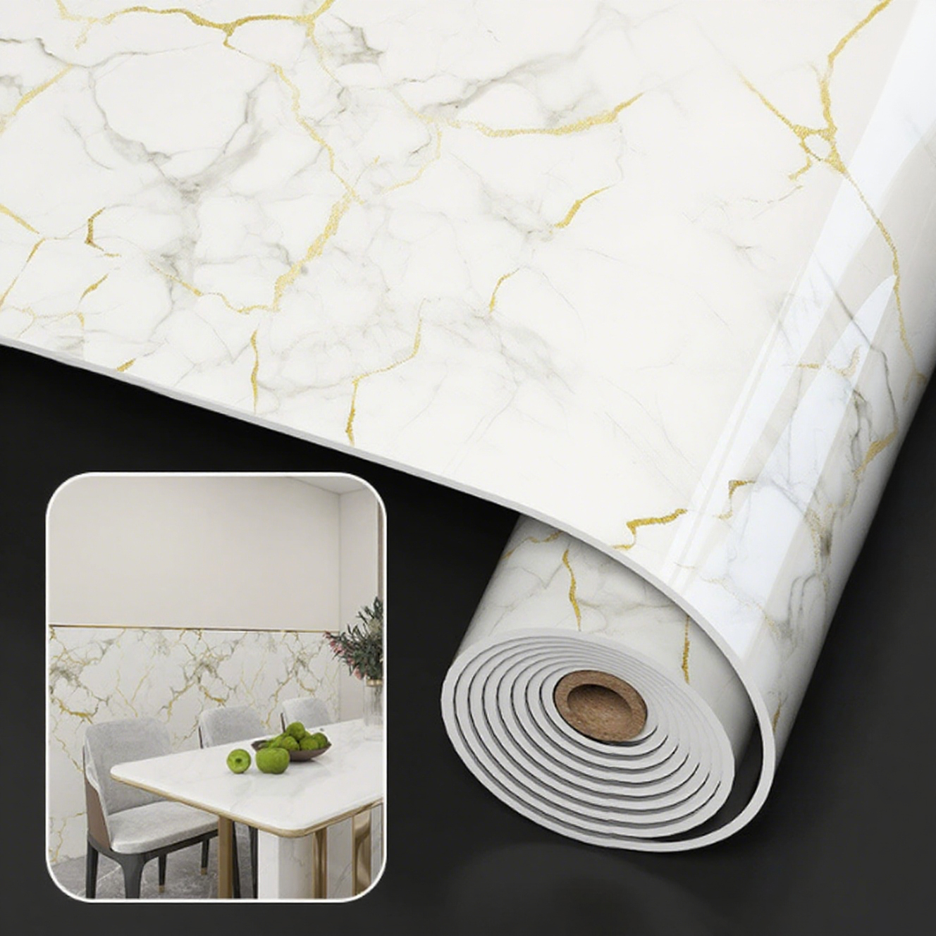 1 Roll Marble Thick Foam Imita - مراجعة Craft Foam Roll وسعره