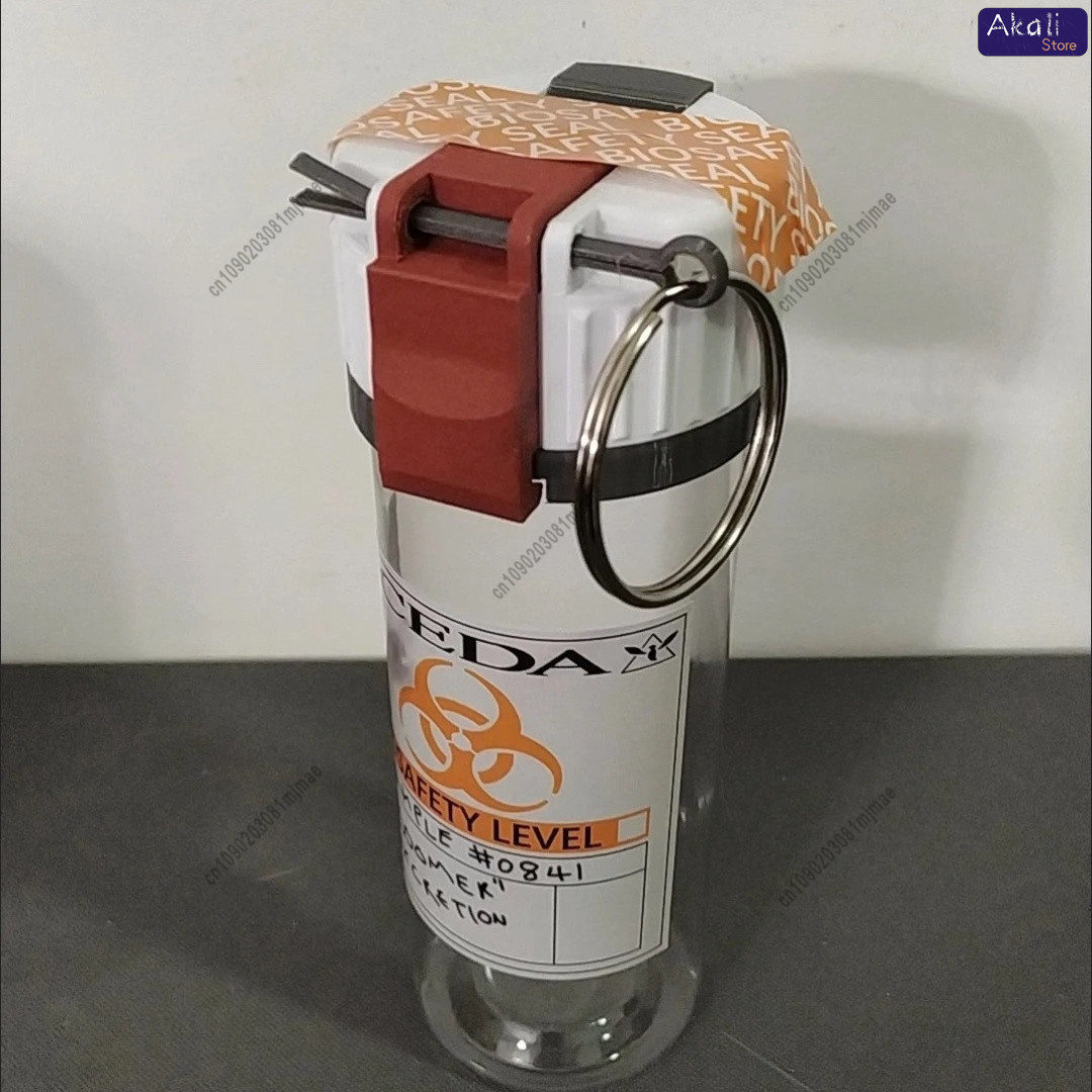 Green Bio Hazard Bottle Prop G - مراجعة Cosplay Prop Display وسعره