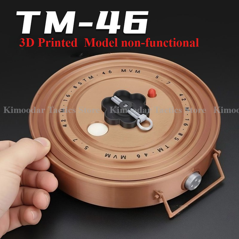 3D Printed TM46 Anti Tank Mine - مراجعة Cosplay Prop Display وسعره