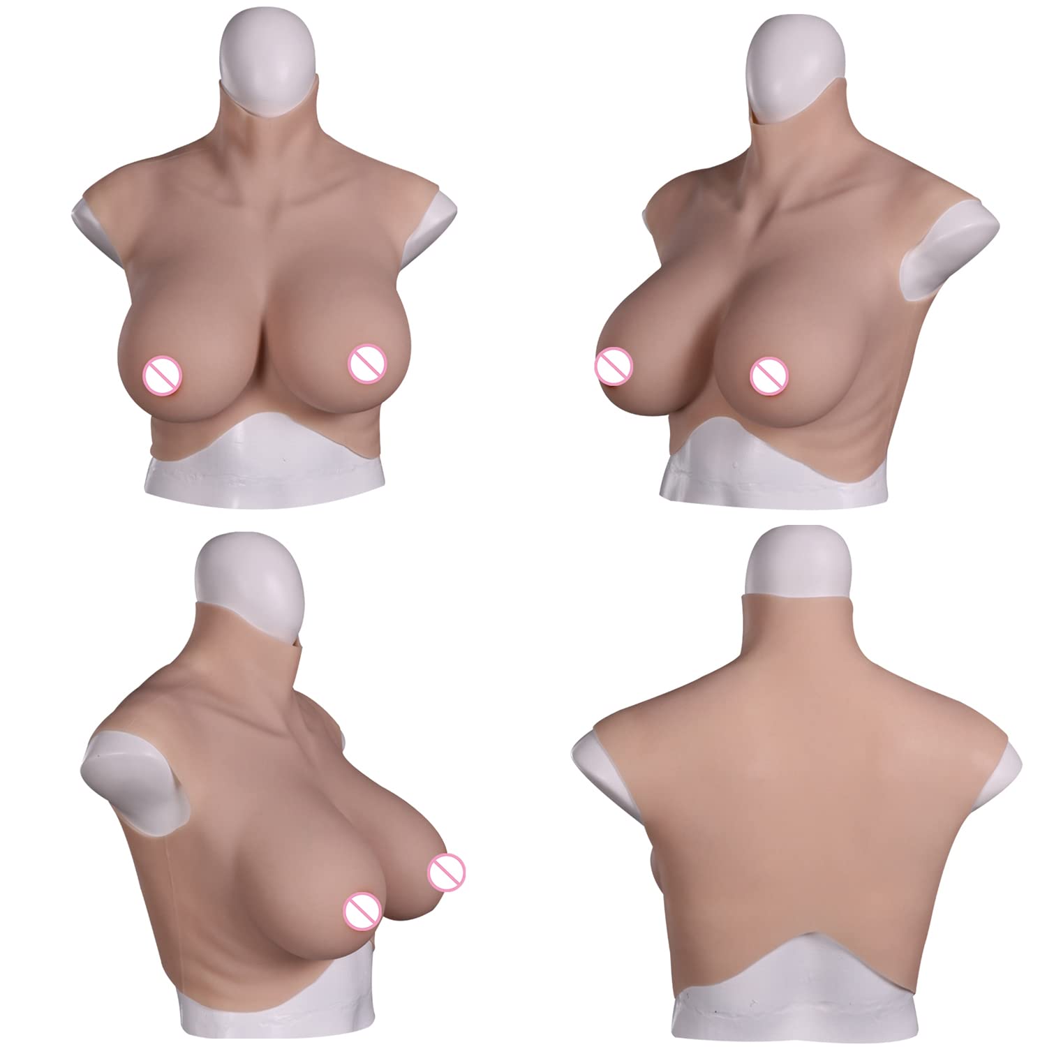 Fake Boobs For Men Silicone Fi - مراجعة Cosplay Prop Filler وسعره