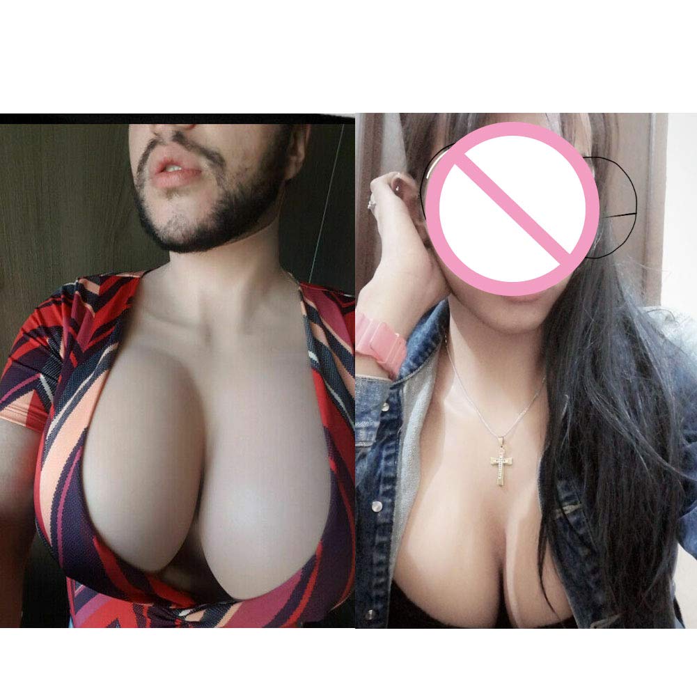 Fake Boobs For Men Silicone Fi - مراجعة Cosplay Prop Filler وسعره