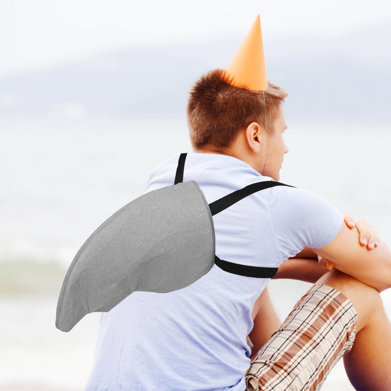 Easy-to-Wear Shark Fin Costume - مراجعة Easy Cosplay Prop وسعره