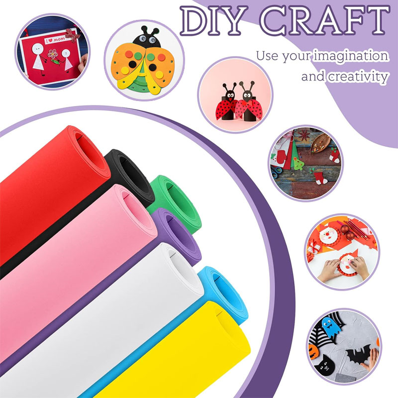 1pcs Colorful Eva Foam Sheets  - مراجعة Craft Foam Roll وسعره