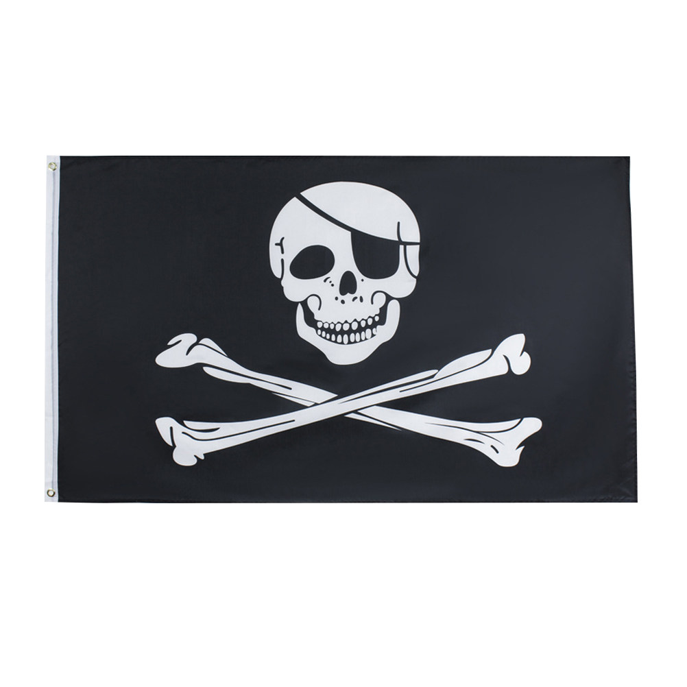 2pcs Pirate Flags Scary Skull  - مراجعة Easy Cosplay Prop وسعره