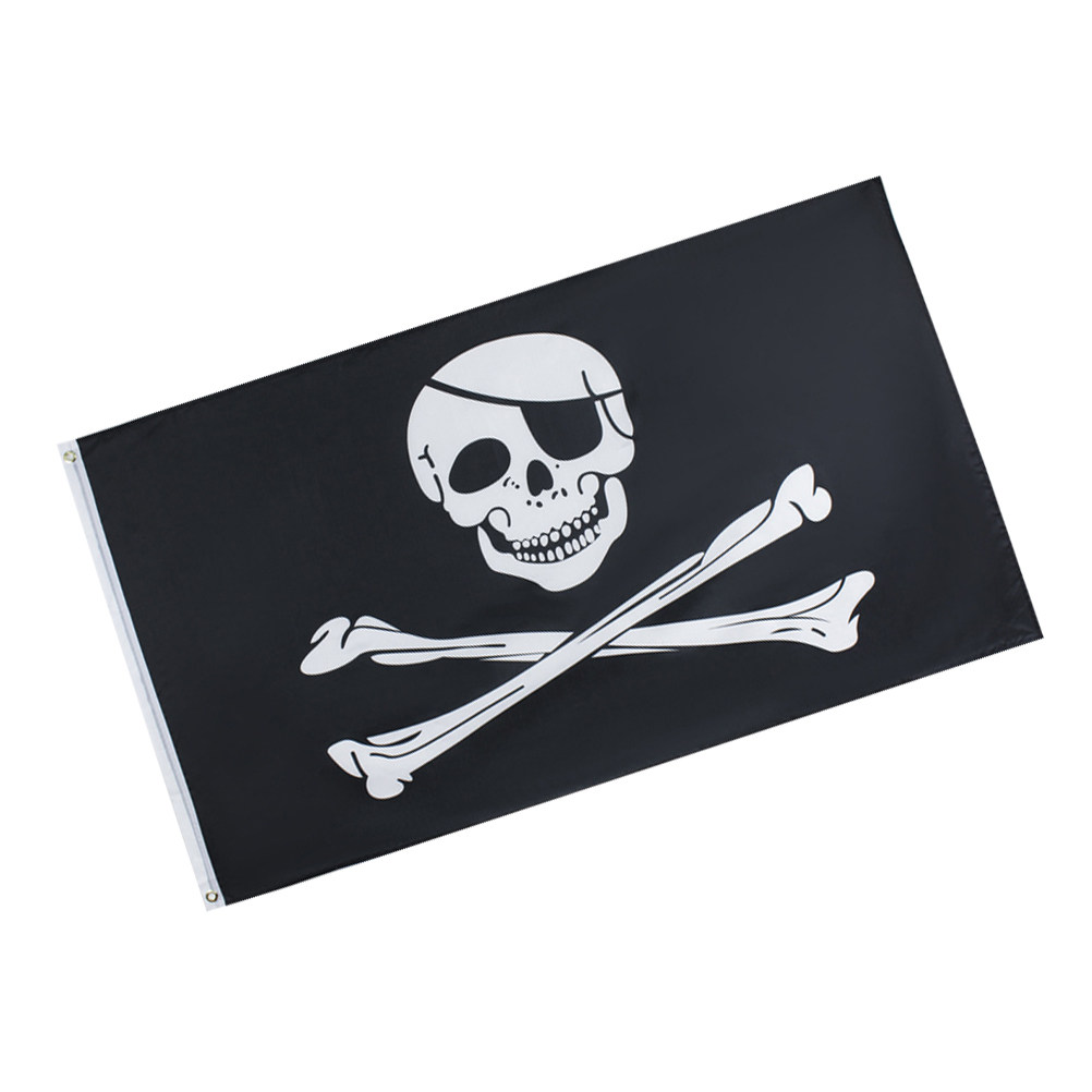 2pcs Pirate Flags Scary Skull  - مراجعة Easy Cosplay Prop وسعره