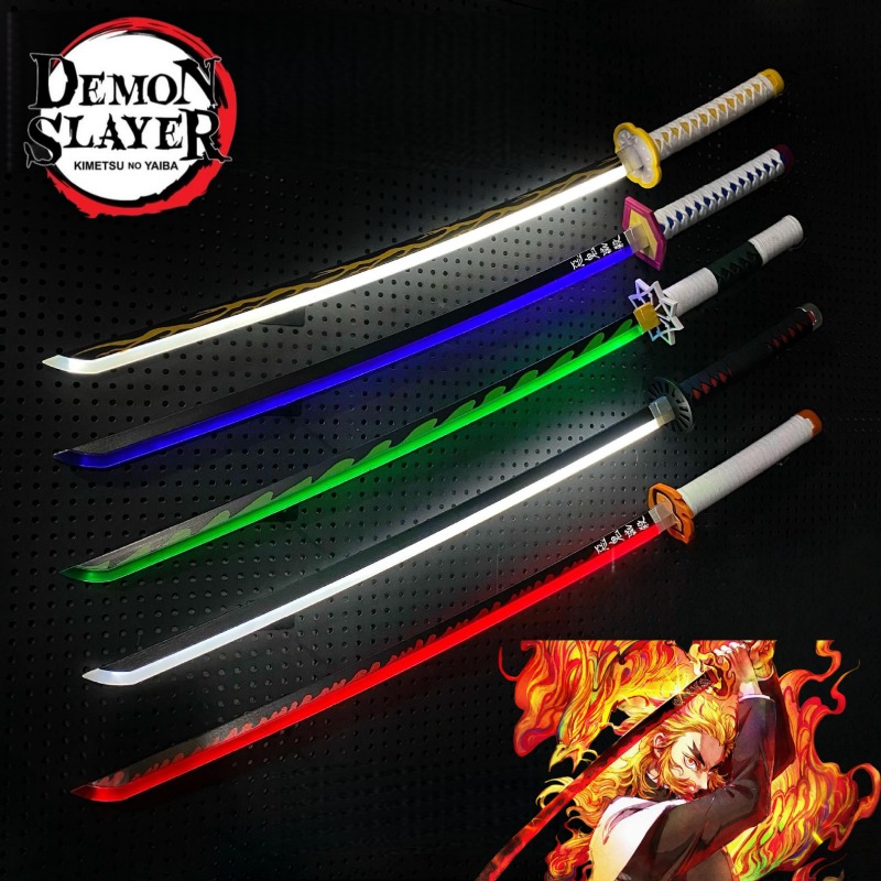 104cm Bright Katana LED Light  - مراجعة Cosplay Prop Katana وسعره