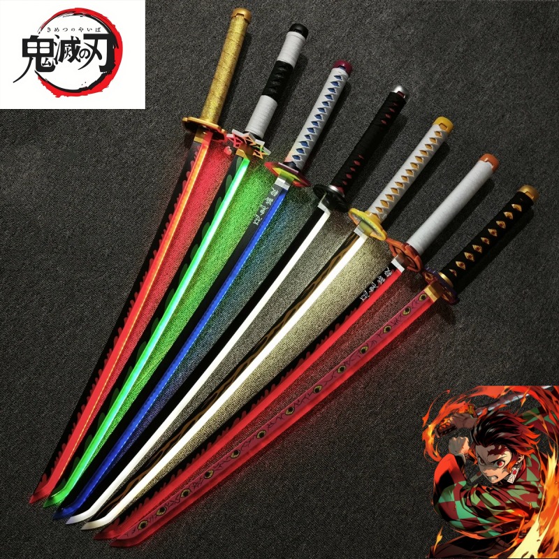 104cm Bright Katana LED Light  - مراجعة Cosplay Prop Katana وسعره