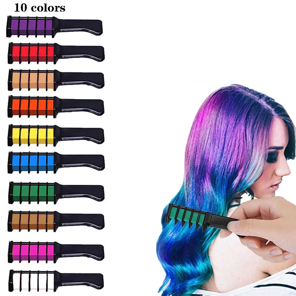 1pc Hair Color Chalk Temporary - مراجعة Hair Spray Color وسعره