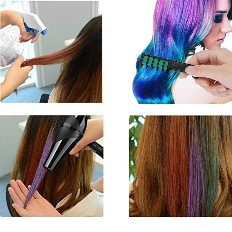 1pc Hair Color Chalk Temporary - مراجعة Hair Spray Color وسعره