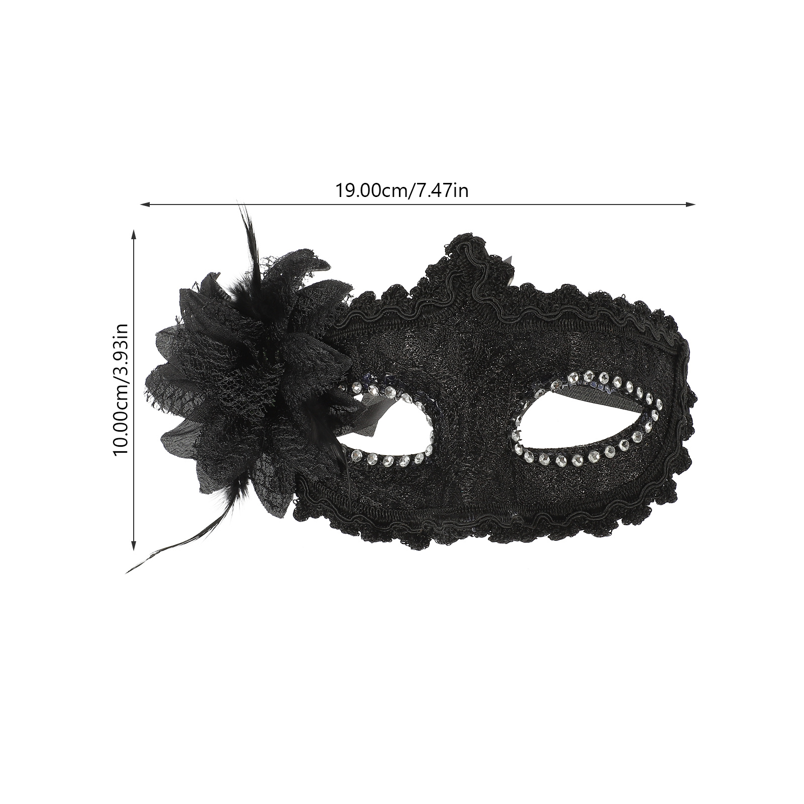 Princess Lace Mask Half Face M - مراجعة Cosplay Prop Designer وسعره