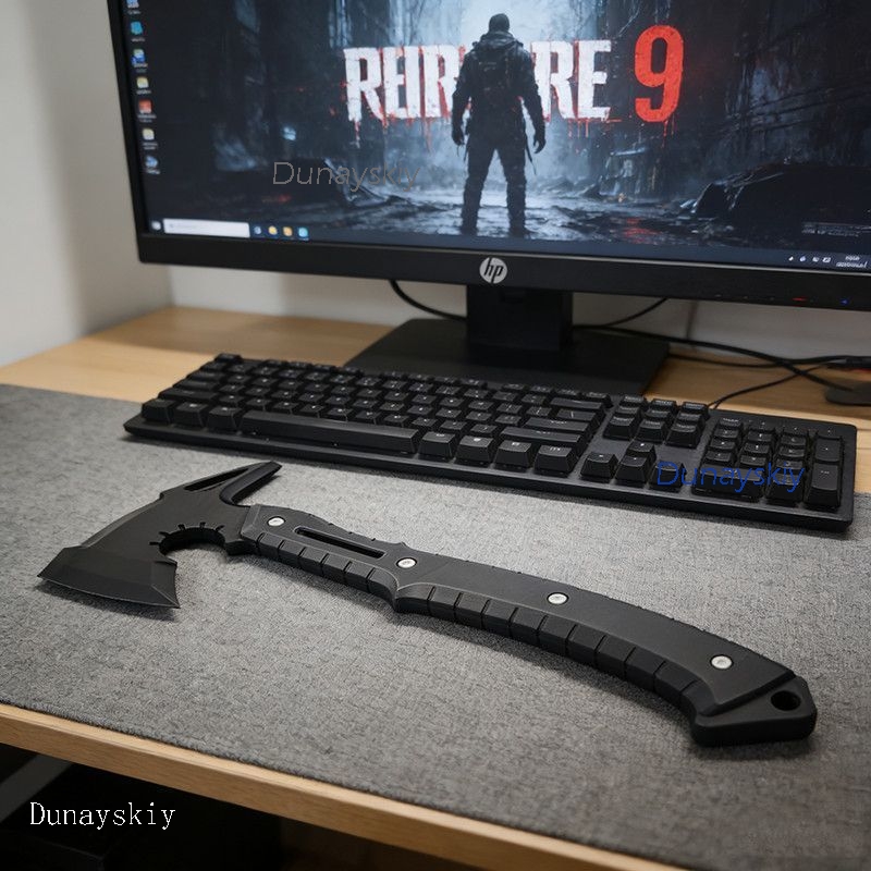Re9 REQ Leon Cosplay Evil Requ - مراجعة Cosplay Prop 3D Print وسعره