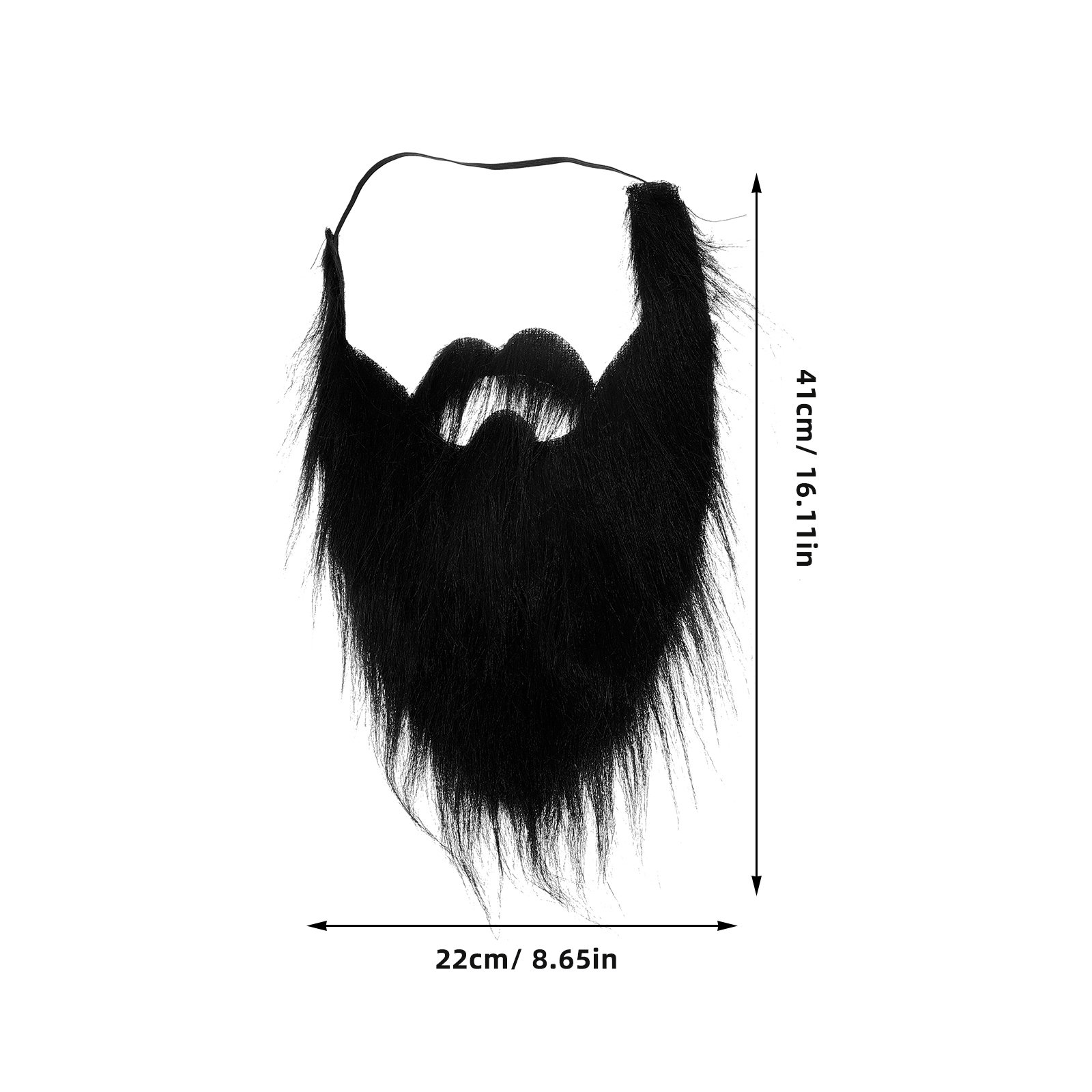 Large Realistic Mustache for M - مراجعة Easy Cosplay Prop وسعره