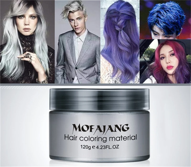 1pcs Mofajang Hair Color Wax P - مراجعة Hair Spray Color وسعره