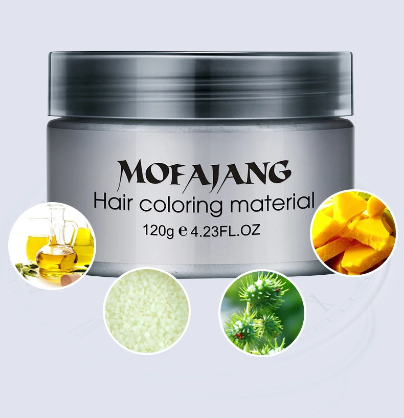 1pcs Mofajang Hair Color Wax P - مراجعة Hair Spray Color وسعره