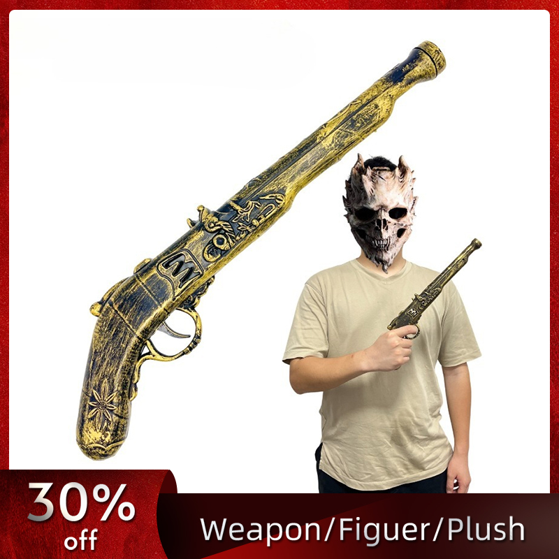 40cm/15.75in Pirate Gun Plasti - مراجعة Cosplay Prop Display وسعره
