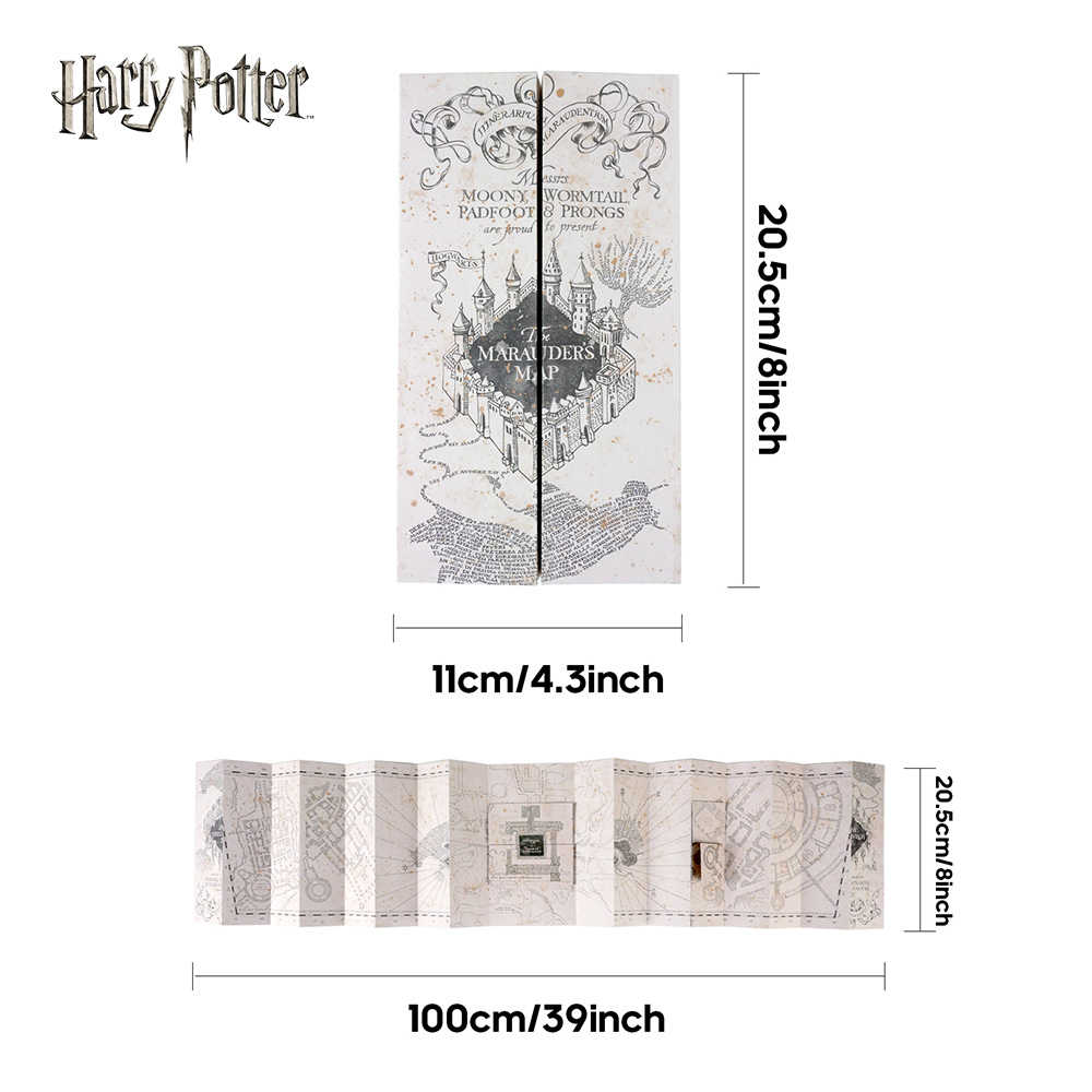 1PC Map Of The Marauder's Scho - مراجعة Cosplay Props وسعره